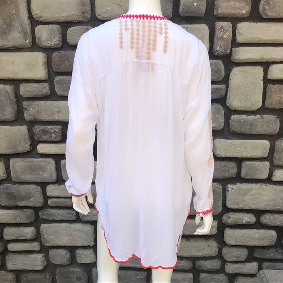 โญ๏ธHP๐งโโ๏ธ Johnny Was Dragonfly Blouse NWT sz S - Picture 5 of 9